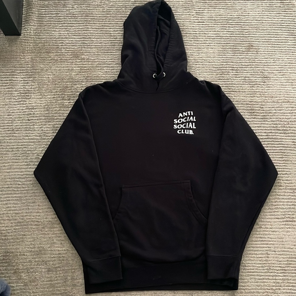 Anti Social Social Club black hoodie
